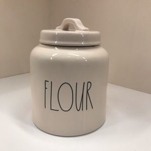 Rae Dunn shorter Flour Canister Jar